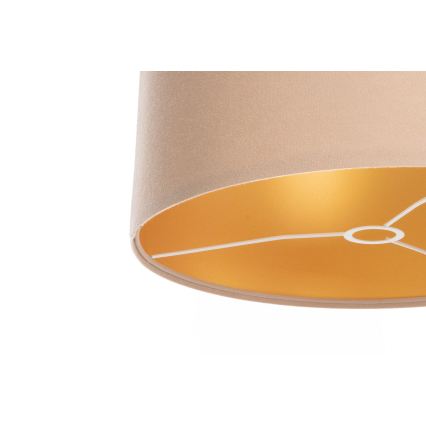 Universalus gaubtas STANDART E27 skersmuo 45 cm, smėlio/auksinė spalva