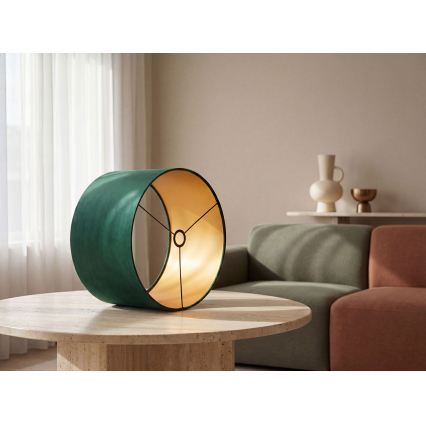 Universalus gaubtas STANDART E27 skersmuo 45 cm žalia/auksinė
