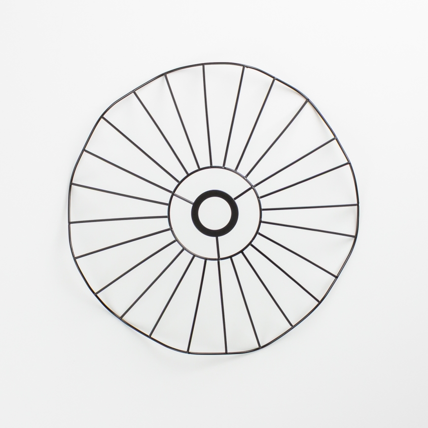 Universalus šviestuvo gaubtas CURITIBA Ø 40 cm, juodas