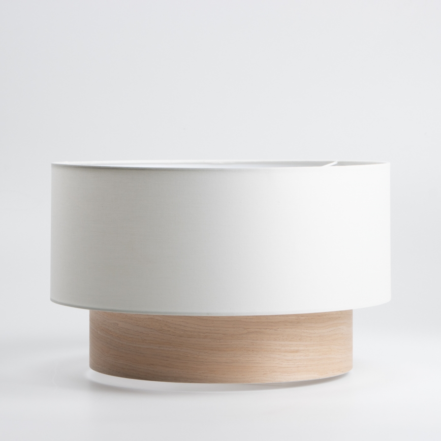 Universalus šviestuvo gaubtas KERIA Ø 50 cm baltas/rudas