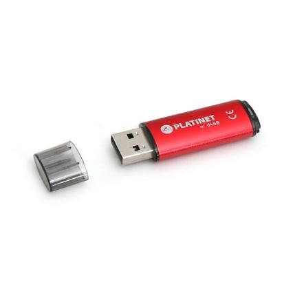 USB atminties įrenginys 64GB raudonas