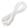 USB laidas USB-A / USB-C jungtis su LED foninis apšvietimas 18W 1m balta