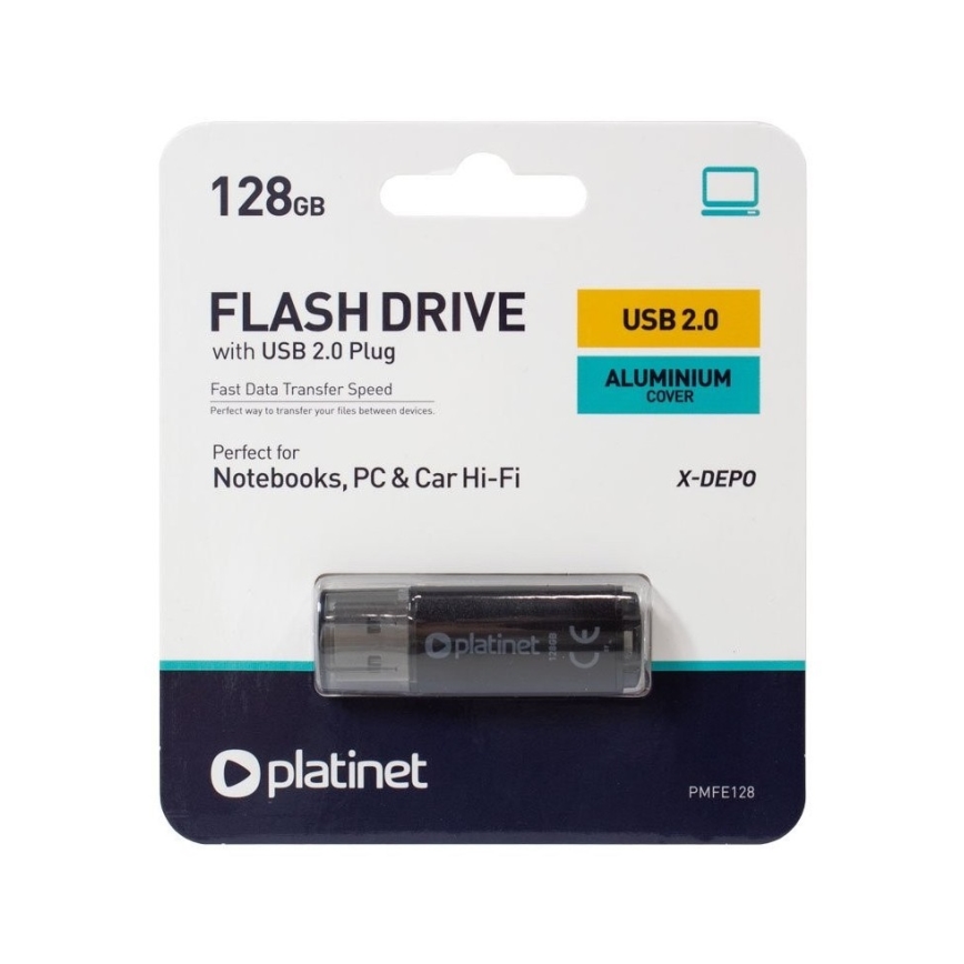 USB Laikmena 128GB juoda