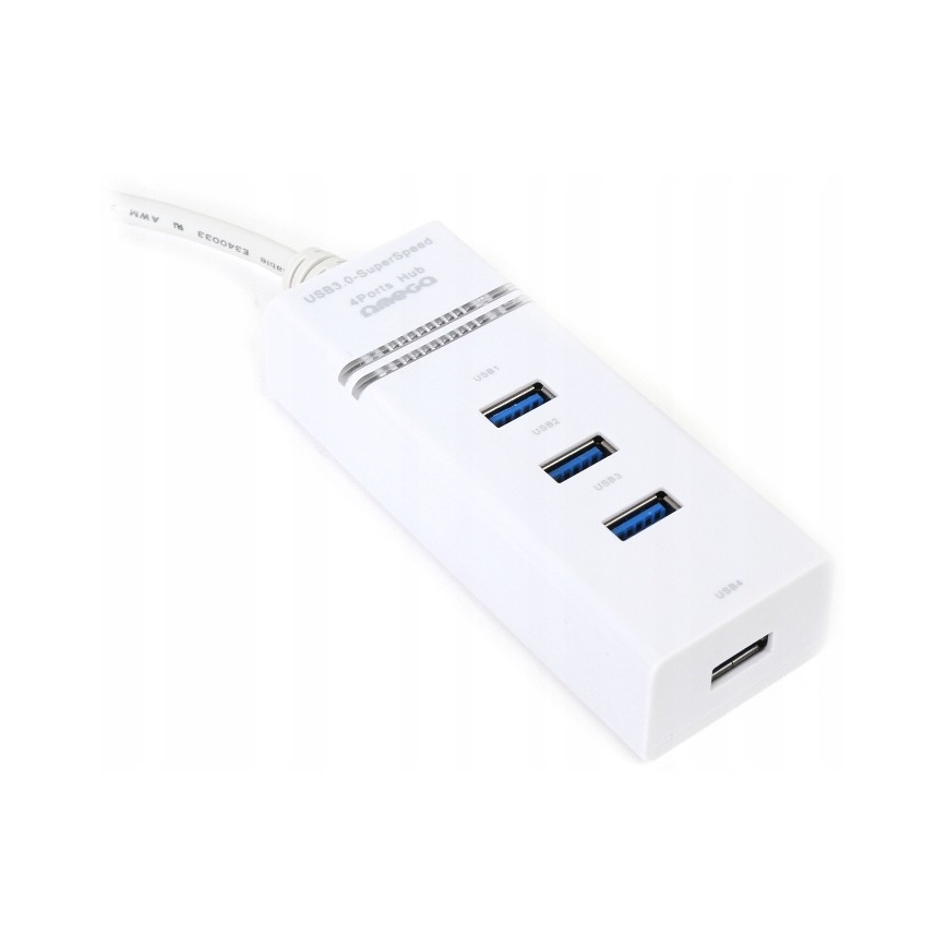 USB ŠAKOTUVAS 4xUSB 3.0 port 50 cm