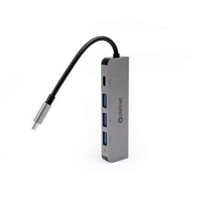 USB‑C hubas 5 viename su Power Delivery (PD) 100 W