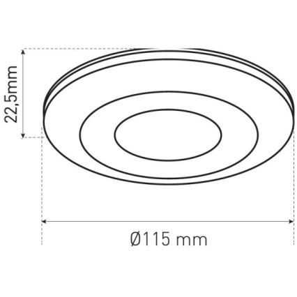 Užimtumo detektorius PRES SENSOR 2000W baltas