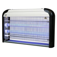 Vabzdžių spąstai su UV spindulių liuminescencinė lempa (vamzdžiu) IK206-2x15W/230V 80 m2