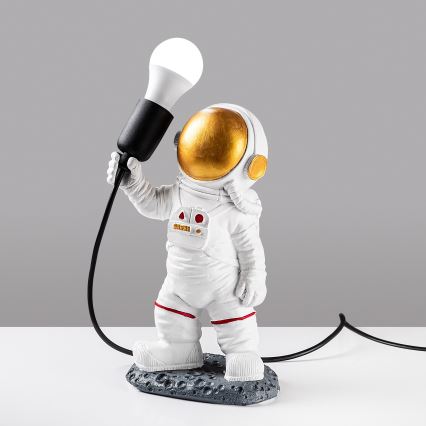 Vaikiška lempa ASTRONAUT 1xE27/40W/230V varis/balta