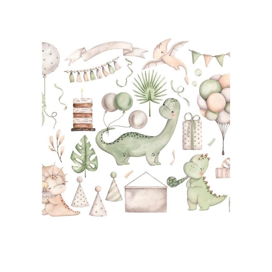 Vaikiška liustra KIDS ROOM 1xE27/60W/230V Ø 40 cm dinozauras