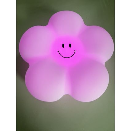 Vaikiška RGB LED lietimu valdoma stalinė lempa LED/3xAAA