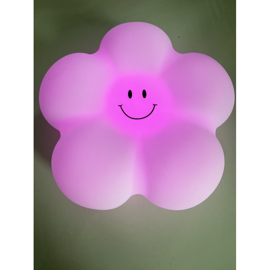 Vaikiška RGB LED lietimu valdoma stalinė lempa LED/3xAAA