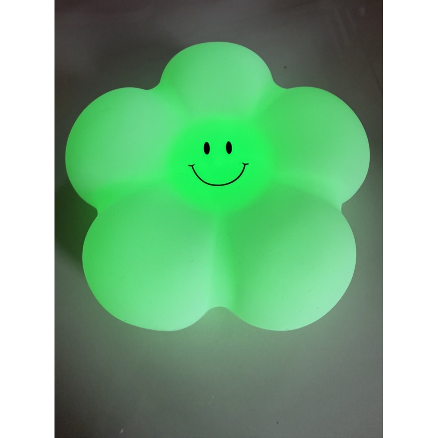 Vaikiška RGB LED lietimu valdoma stalinė lempa LED/3xAAA