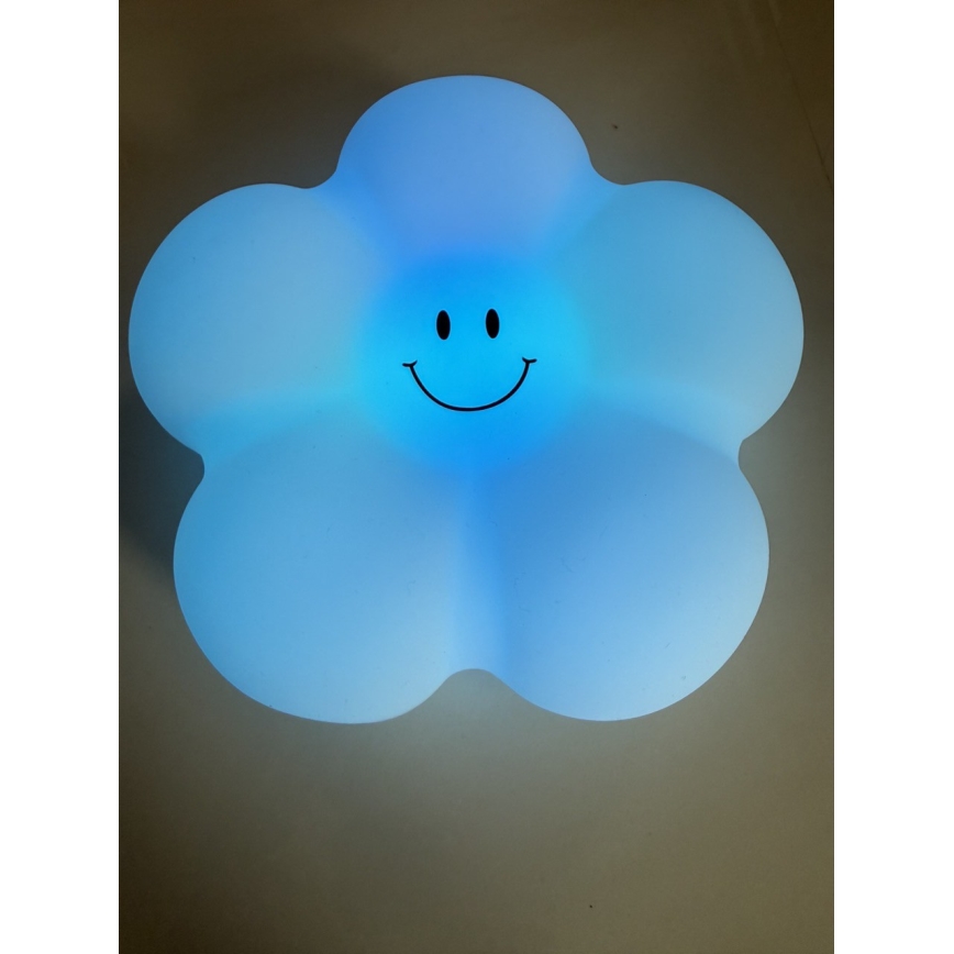 Vaikiška RGB LED lietimu valdoma stalinė lempa LED/3xAAA