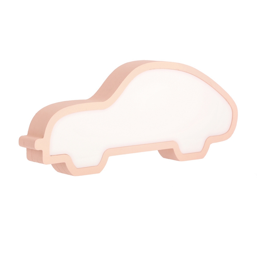 Vaikiška stalinė LED lempa CAR LED/11W/230V rožinė