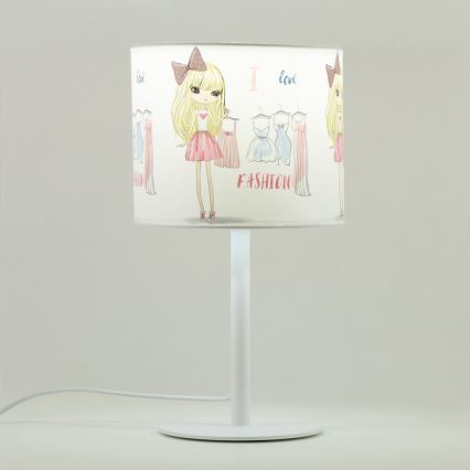 Vaikiška stalinė lempa GIRLS VIBES 1xE27/60W/230V skersmuo 18 cm Myliu madą