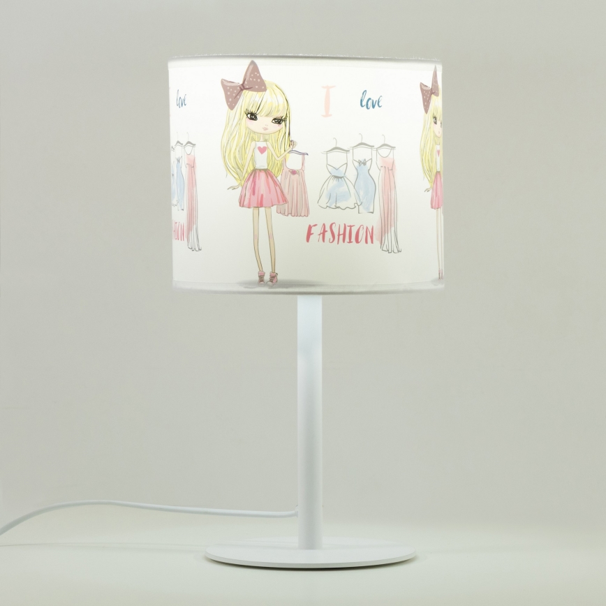 Vaikiška stalinė lempa GIRLS VIBES 1xE27/60W/230V skersmuo 18 cm Myliu madą