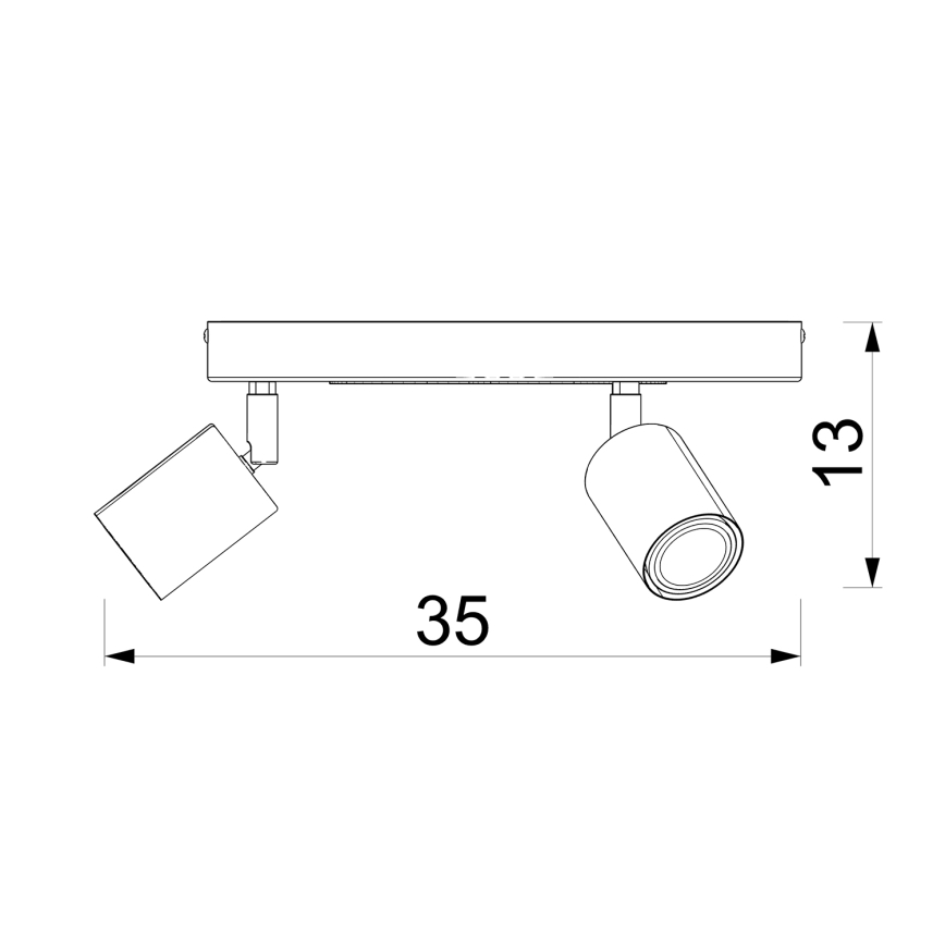 Vaikiškas akcentinis šviestuvas FUN 3xGU10/8W/230V pilka/koala