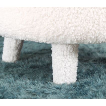 Vaikiškas fotelis PIXI, skersmuo 46 cm, baltas