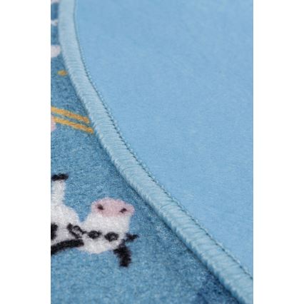 Vaikiškas kilimas STELLA STREETS 120 cm mėlynas/miestas