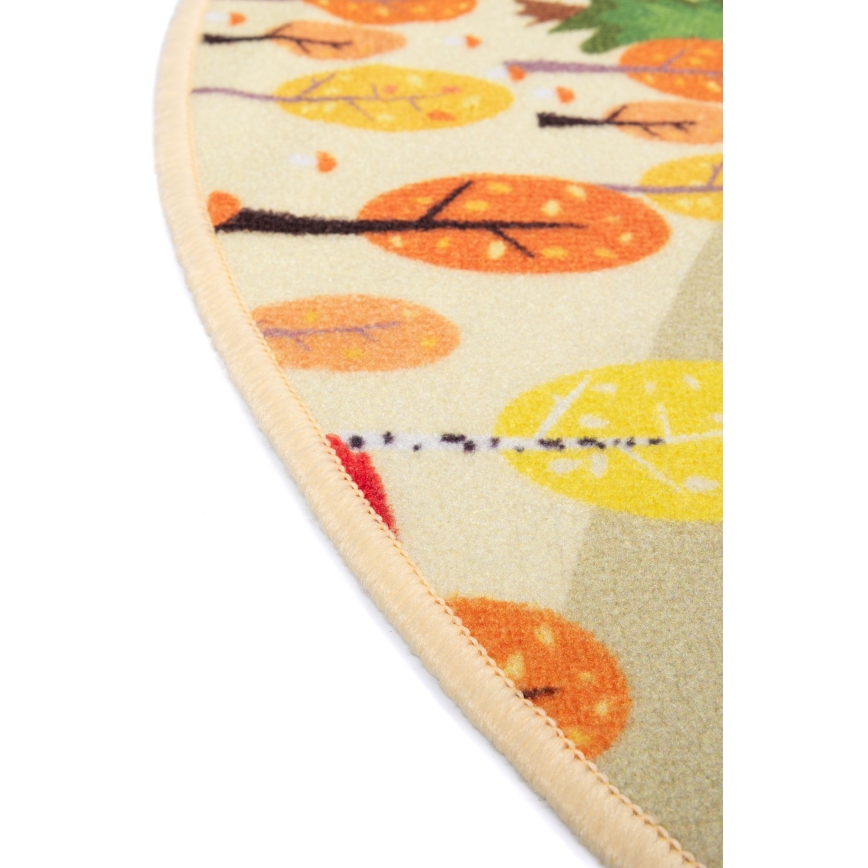 Vaikiškas kilimas STELLA STREETS 120 cm smėlinis/miestas