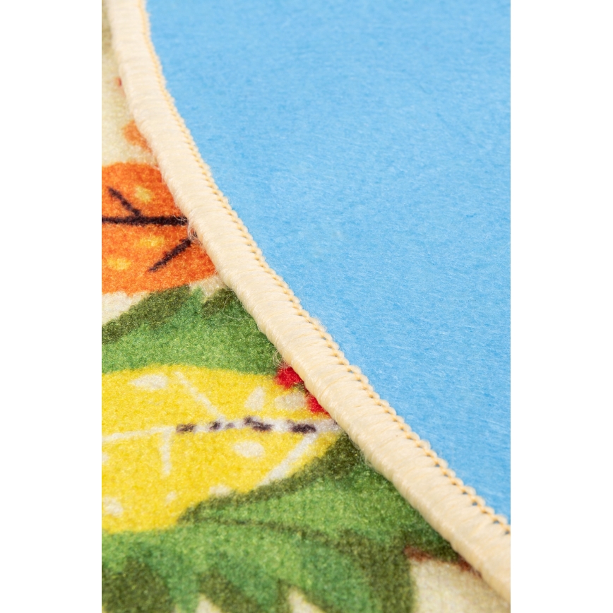 Vaikiškas kilimas STELLA STREETS 120 cm smėlinis/miestas