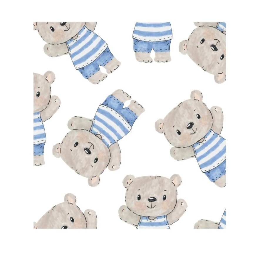 Vaikiškas lubinis šviestuvas KIDS ROOM 1xE27/60W/230V, skersmuo 40 cm, meškiukas