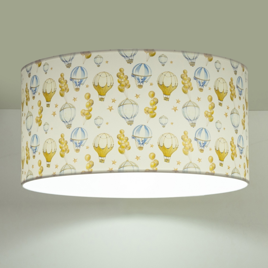 Vaikiškas lubinis šviestuvas KIDS ROOM 1xE27/60W/230V Ø 40 cm, balionai