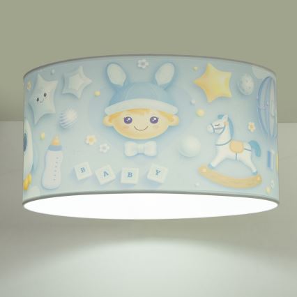 Vaikiškas lubinis šviestuvas KIDS ROOM 1xE27/60W/230V Ø 40 cm kosmonautas