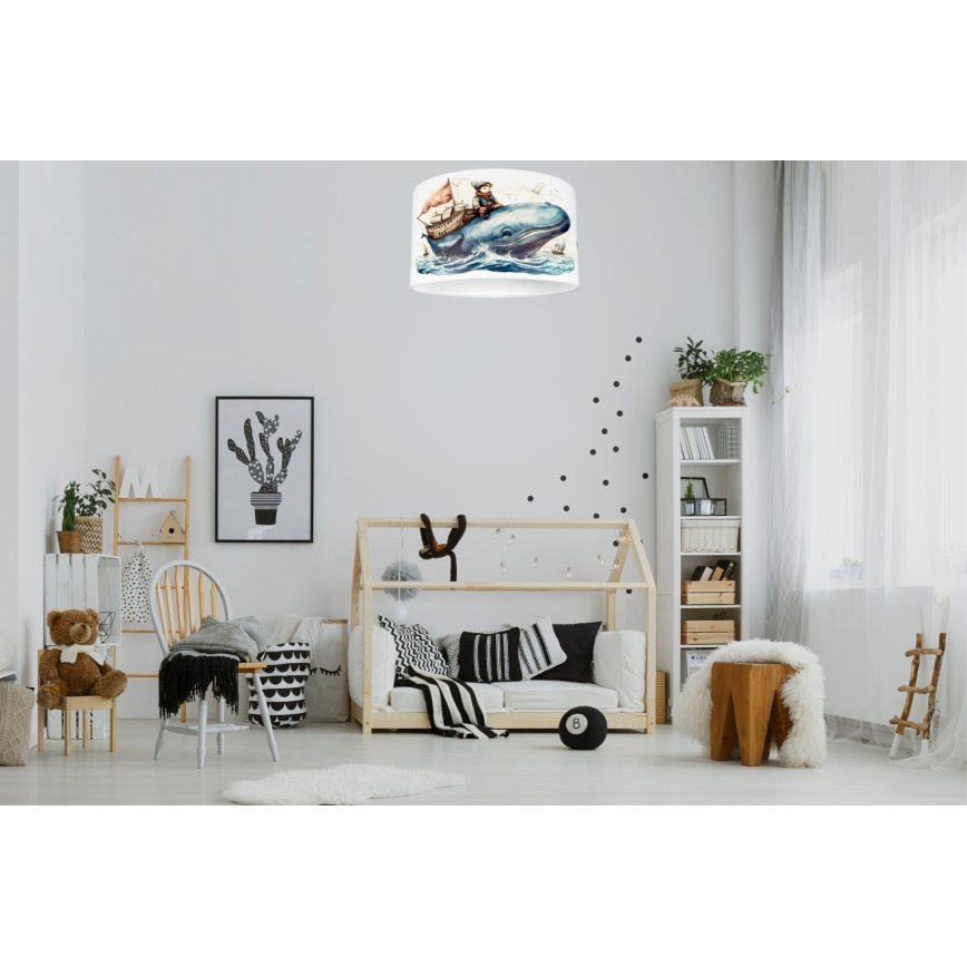 Vaikiškas lubinis šviestuvas OCEAN 1xE27/60W/230V