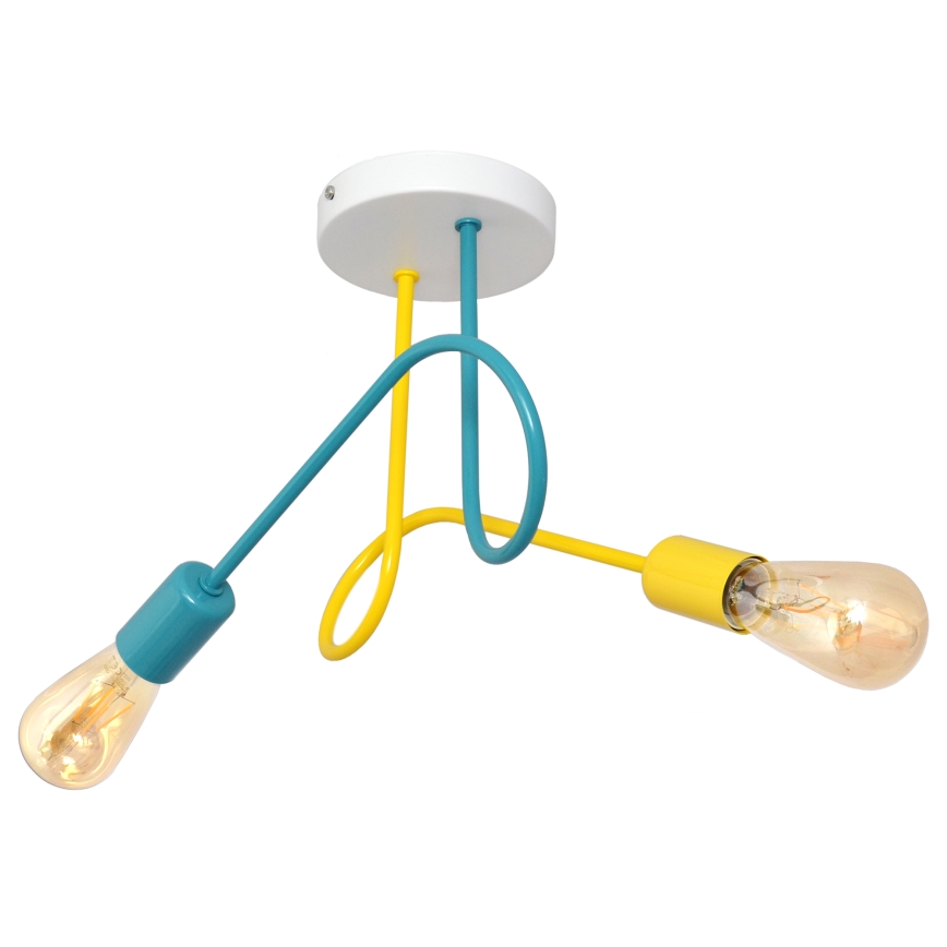 Vaikiškas paviršinis šviestuvas OXFORD 2xE27/15W/230V