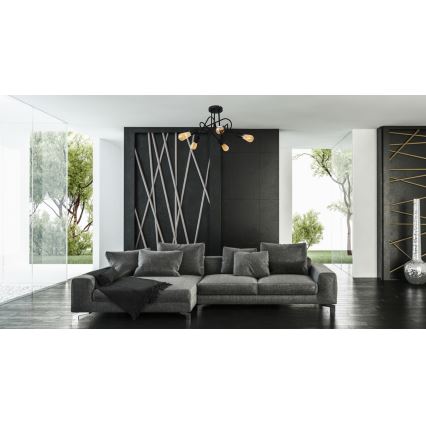 Vaikiškas paviršinis šviestuvas OXFORD 5xE27/15W/230V