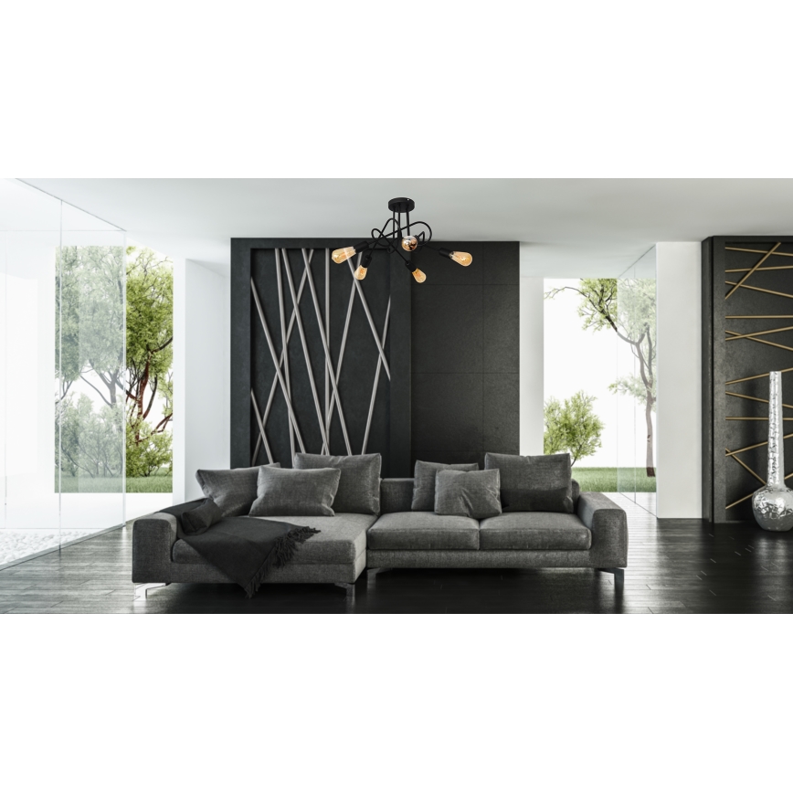 Vaikiškas paviršinis šviestuvas OXFORD 5xE27/15W/230V