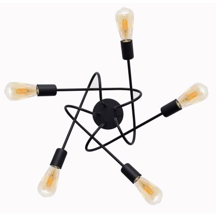 Vaikiškas paviršinis šviestuvas OXFORD 5xE27/15W/230V