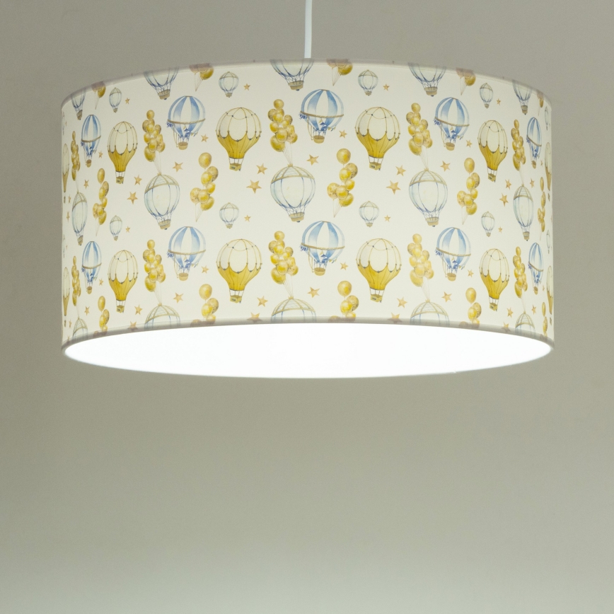 Vaikiškas lubų šviestuvas KIDS ROOM 1xE27/60W/230V, skersmuo 40 cm, balionų motyvas