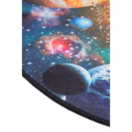 Vaikiškas neslystantis kilimėlis PRINT 3D 80 cm planetos/margaspalvis