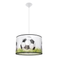 Vaikiškas pakabinamas sietynas FOOTBALL 1xE27/15W/230V diametras 40 cm futbolas