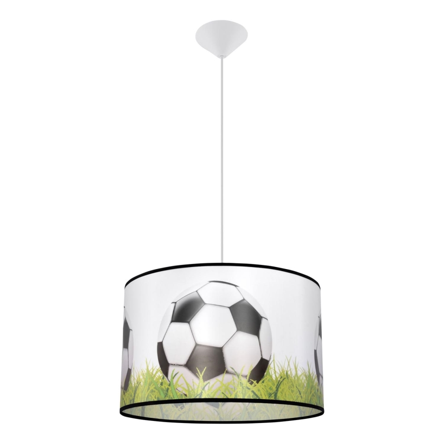 Vaikiškas pakabinamas sietynas FOOTBALL 1xE27/15W/230V diametras 40 cm futbolas