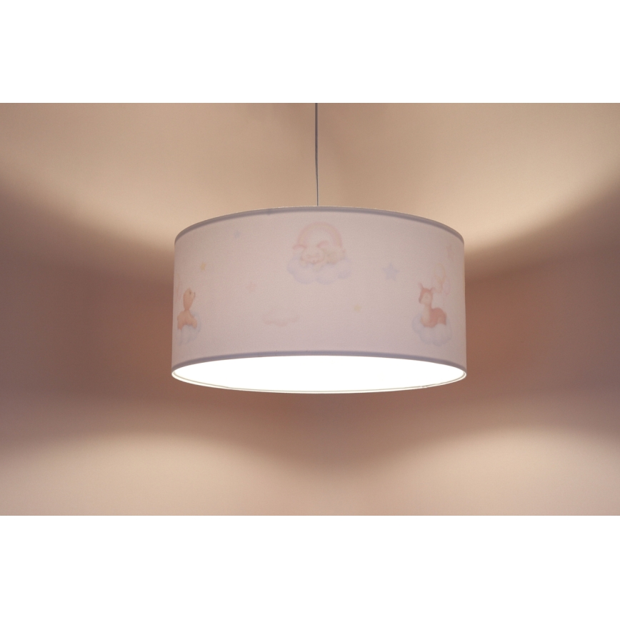 Vaikiškas pakabinamas sietynas SWEET DREAMS 1xE27/60W/230V diametras 30 cm