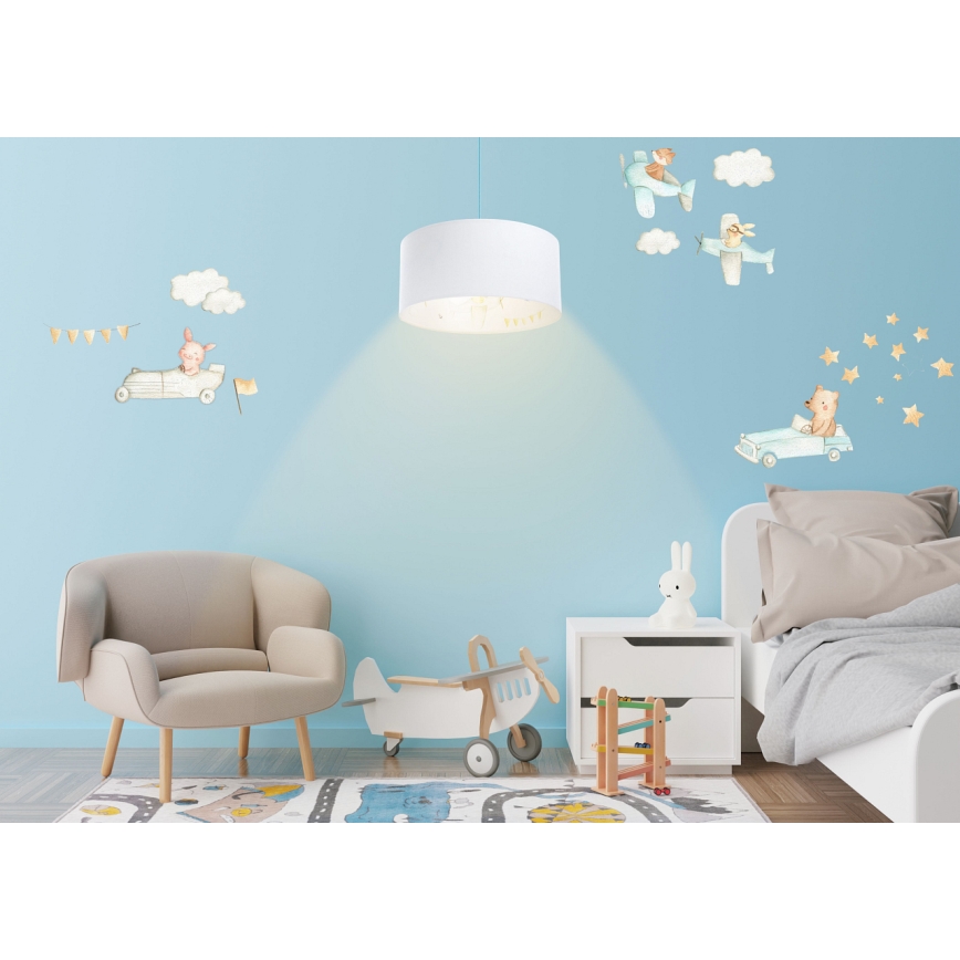 Vaikiškas pakabinamas sietynas SWEET DREAMS 1xE27/60W/230V diametras 30 cm