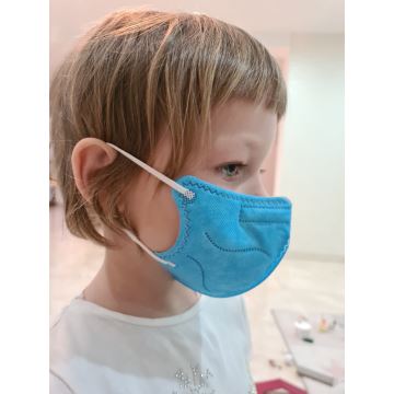 Vaikiškas respiratorius FFP2 NR Vaikiškas mėlynas 50vnt