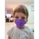 Vaikiškas respiratorius FFP2 NR Vaikiškas violetinis 20vnt