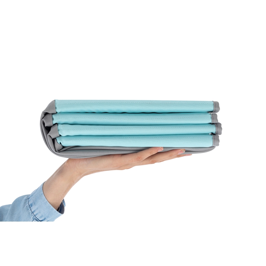 Vaikiškas sausas baseinas su kamuoliukais, skersmuo 80 cm, mėlyna/pilka