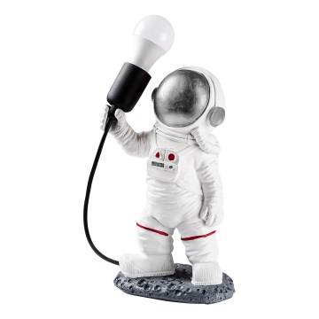 Vaikų lempa ASTRONAUT 1xE27/40W/230V sidabro/balta