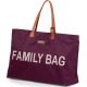 Vaikų namas - Kelioninis krepšys FAMILY BAG vyno spalvos