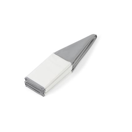 Vaikų sausas baseinas su kamuoliais diametras 80 cm balta/pilka