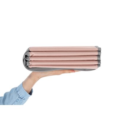 Vaikų sausas baseinas su kamuoliais diametras 80 cm rausva/pilka