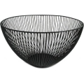 Vaisių dubuo KITCHISIMO, skersmuo 25 cm, juodas