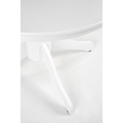 Valgomasis stalas KOTI, skersmuo 106 cm, baltas