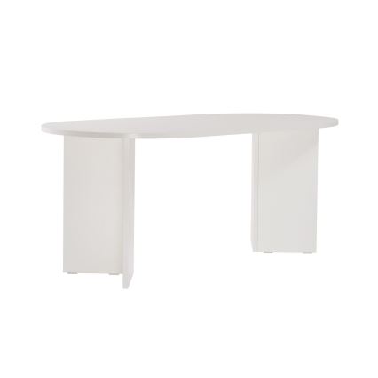 Valgomasis stalas NEL 180x90 cm baltas