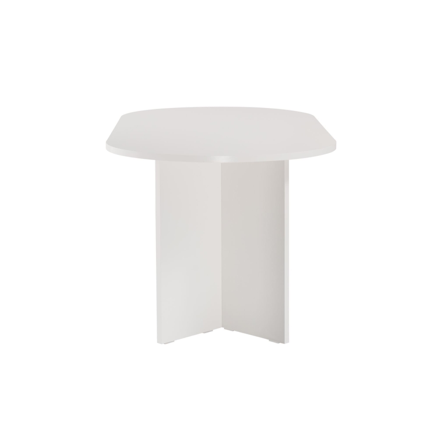 Valgomasis stalas NEL 180x90 cm baltas